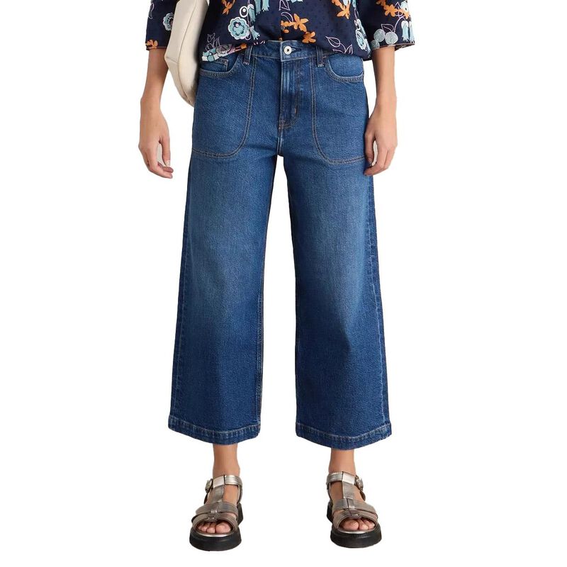 White Stuff Tia Wide Leg Crop Jean image number 0